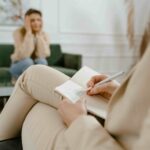 mujer en terapia