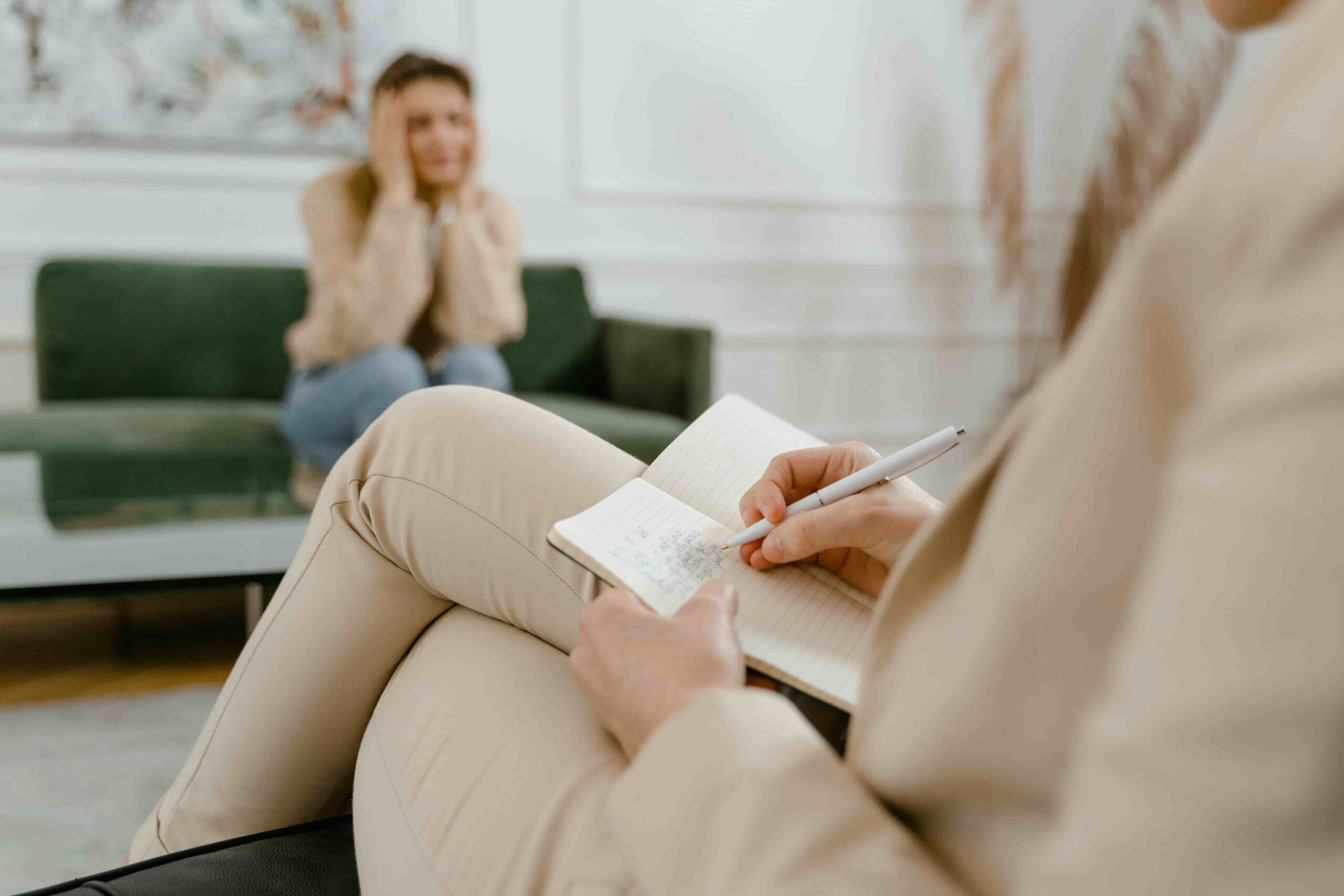 mujer en terapia